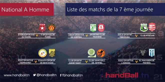 liste-des-match 7ème journée