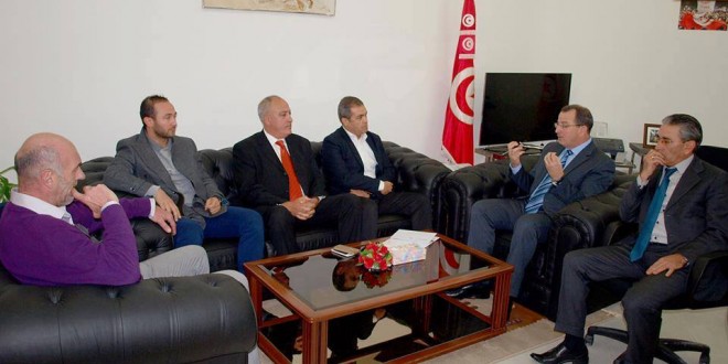 Ministre et staff équipe nationale tunisienne