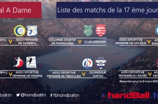 liste des matchs