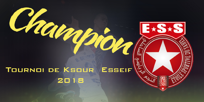 ESS champion ksouressef tournoi