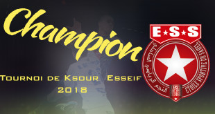 ESS champion ksouressef tournoi